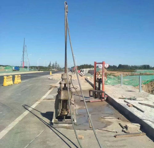 吉首公路高聚物注浆加固